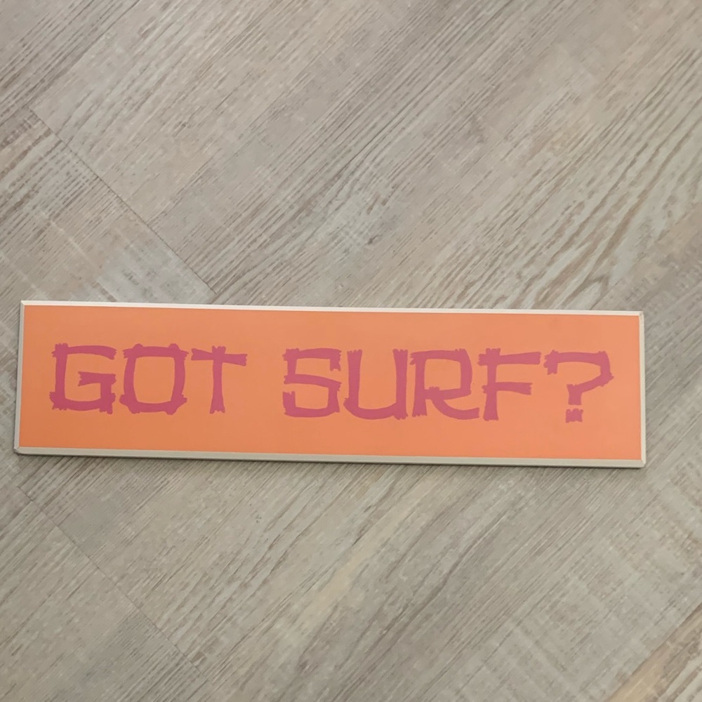 Wall Plaque - GOT SURF
